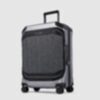 PQ-Light - Premium bagage à main avec compartiment frontal pour ordinateur portable/tablette en gris 3