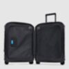PQ-Light - Premium bagage à main avec compartiment frontal pour ordinateur portable/tablette en gris 2