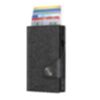 Portefeuille Click &amp; Slide Coin Pocket Nappa Noir/Noir 1