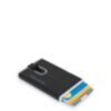 Blue Square - Porte-cartes de crédit avec système coulissant en noir 2