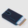 Blue Square - Portefeuille compact pour billets et cartes de crédit en bleu 3