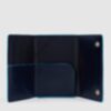 Blue Square - Portefeuille compact pour billets et cartes de crédit en bleu 2
