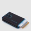 Blue Square - Portefeuille compact pour billets et cartes de crédit en noir 3