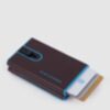 Blue Square - Portefeuille compact pour billets et cartes de crédit en violet 3