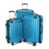 Alex - Ensemble de valises TSA bleu cyan, S/M/L 1