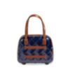 Leather &amp; More - Valise rigide Beautycase bleue 4