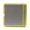 Tissu doux en microfibres avec récipient pour le sport et les voyages - gris/vert citron 1