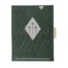 Exentri Porte-monnaie en cuir vert cobra pour 10 cartes 1
