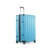 Q-Damm - Grande valise coque dure en bleu cyan 4