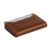 Porte-cartes RFID Furbo en cuir avec compartiment pour billets et étui AirTag marron foncé 3