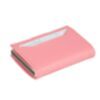 Porte-cartes RFID Furbo en cuir avec compartiment pour billets et étui AirTag en rose 3