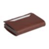 Porte-cartes RFID Furbo en cuir avec compartiment pour billets de banque et étui AirTag en marron 3