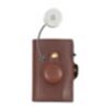 Porte-cartes RFID Furbo en cuir avec compartiment pour billets de banque et étui AirTag en marron 5