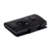 Porte-cartes RFID Furbo en cuir avec compartiment pour billets et étui AirTag en noir 1