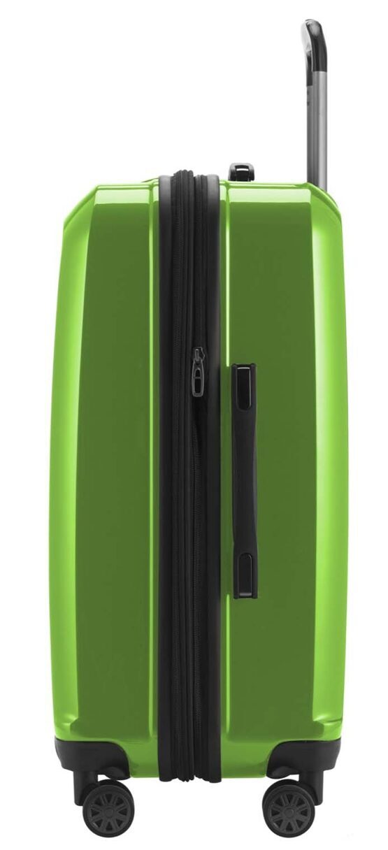X-Berg, Valise rigide avec TSA surface mate, vert pomme