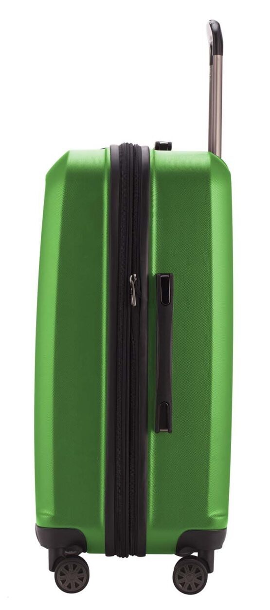 X-Berg, Valise rigide avec TSA surface mate, vert pomme