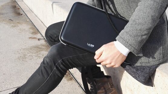 Taschen Organizer Laloo - Clever Tablet Clutch en Noir/Gris