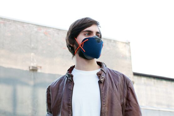 Masque de protection MKBA Orange &amp;amp; Bleu