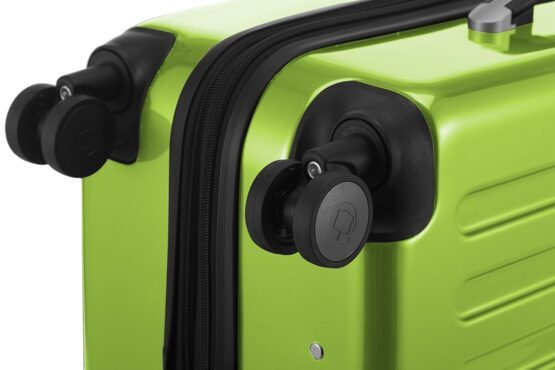 Alex, bagage à main rigide avec TSA surface brillante, vert pomme