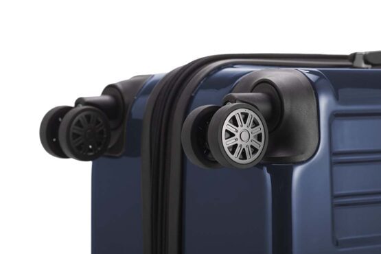 X-Berg, bagage à main rigide avec TSA surface mate, bleu foncé