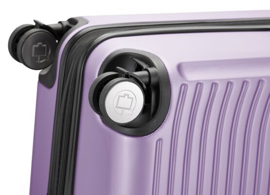 Mitte - Grande valise à coque rigide en lilas