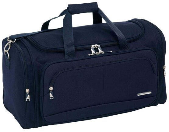Bags &amp; More, sac de voyage en polyester, bleu