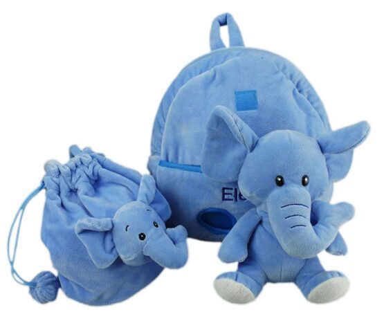 For Kids, Sac à dos pour enfants bagage souple, éléphant