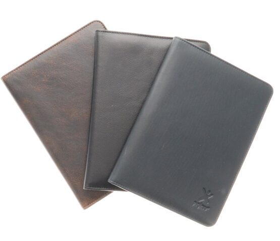 Housse en cuir pour Moleskine®/Notebook A5 Bleu