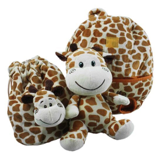 For Kids, Sac à dos pour enfants bagage souple, giraffe