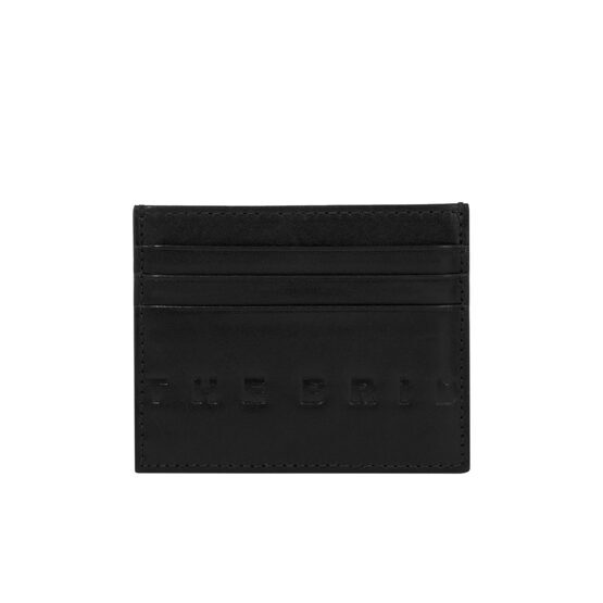 Alberto - Porte-cartes de crédit en cuir, noir