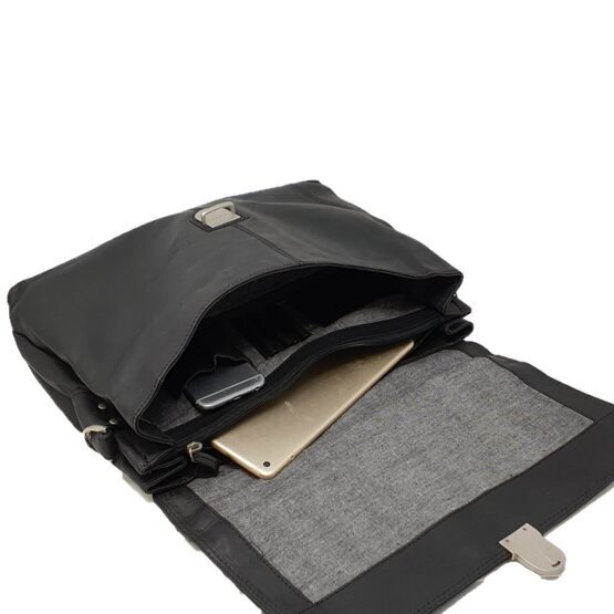 Serviette Workbag in Hunter Black