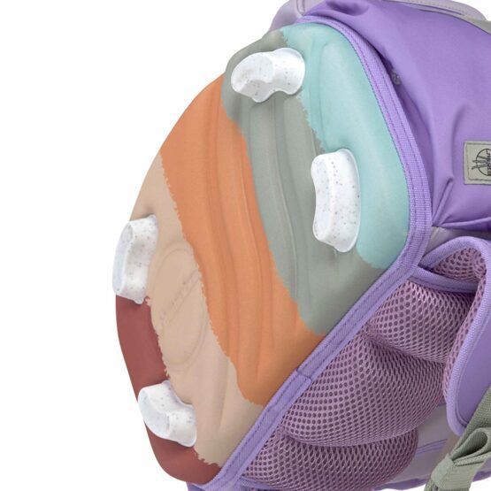Flexy - Set sac à dos scolaire, 7 pièces en violet