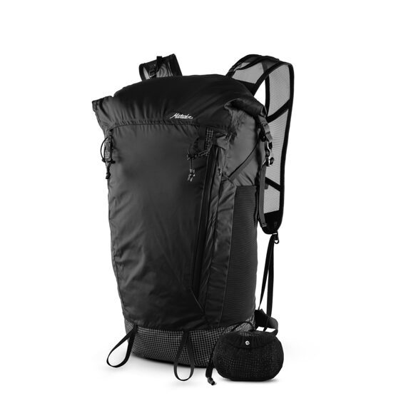 Freerain22 - Packable Backpack Waterproof, Schwarz