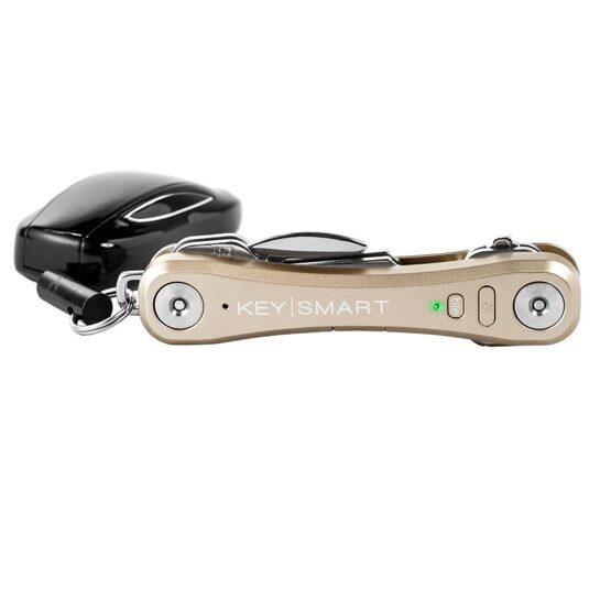KeySmart Pro - Porte-clés compact avec profil pour 14 clés - Gold
