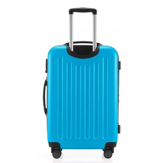 Spree - Bagage à main rigide mat avec TSA en bleu cyan