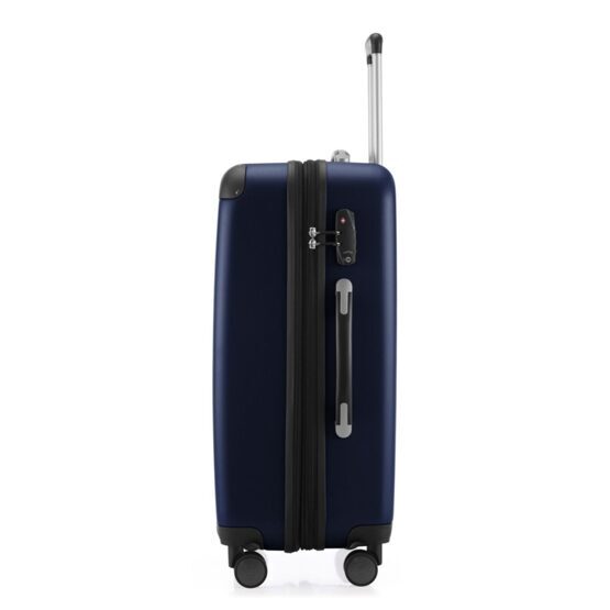 Spree, Valise rigide avec TSA surface mate, bleu foncé