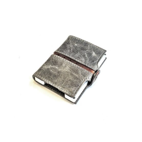 3.55 Porte-cartes avec compartiment pour la monnaie et compartiment pour les billets en gris Ace