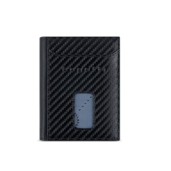 Secure Slim - Porte-cartes de crédit RFID en noir Comet