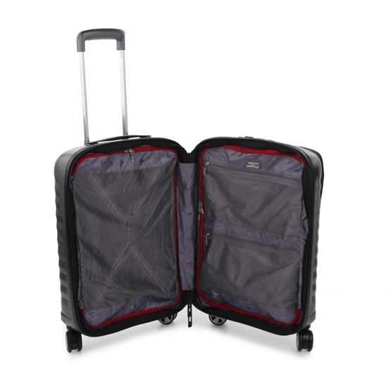 Double Premium Carry-On Spinner extensible Gris