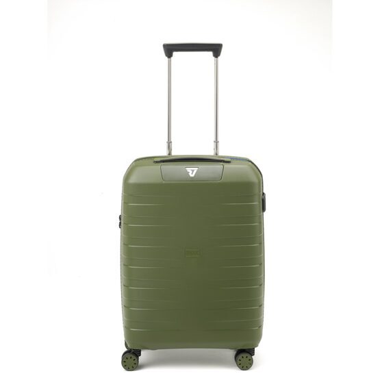 Box Young - Valise pour bagages à main Blu/Verde Militare
