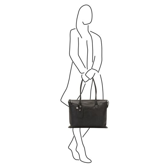 Carisma Laptop Shoulder Bag 15.6&quot; RFID Noir