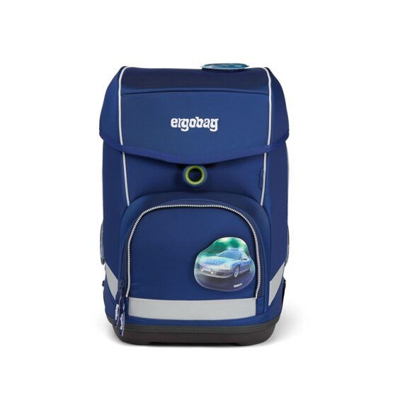 Ergobag Cubo - Set sac à dos scolaire 5 pièces ours lumière bleue