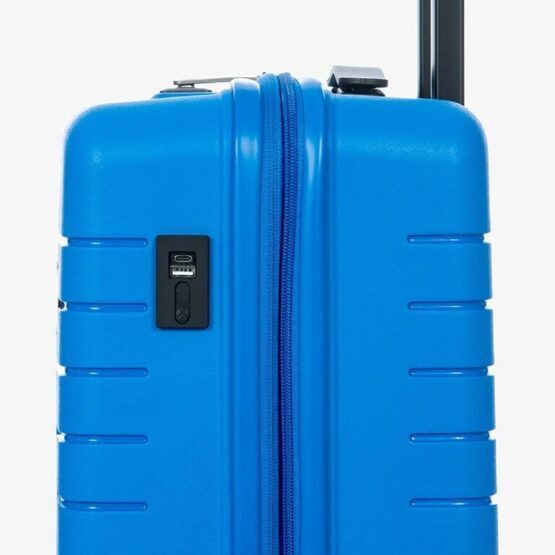 Ulisse - Trolley extensible 55cm en bleu électrique