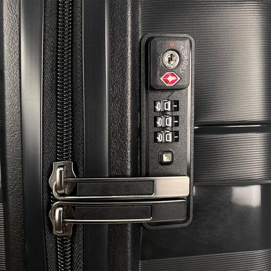 Ted Luggage - Valise rigide M en noir