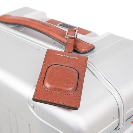 Ultra Slim Medium Suitcase Gris/Cuir