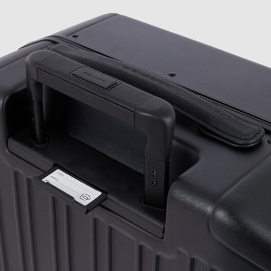 PQ-Light - Bagage à main ultra fin à coque rigide en noir mat