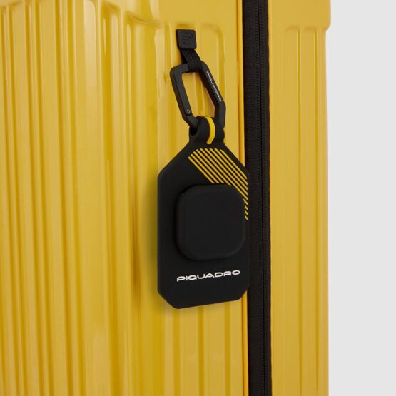 PQ-Light - Valise à roulettes cabine Ultra Slim à bandoulière jaune