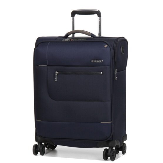 Sidetrack - Valise bagage à main avec prise USB bleu foncé
