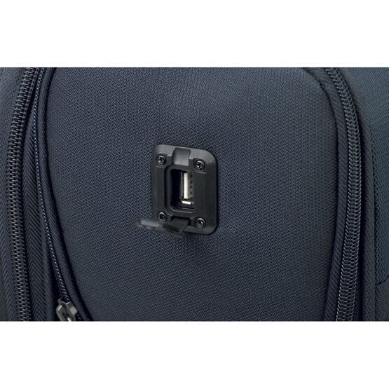 Sidetrack - Valise bagage à main avec prise USB bleu foncé