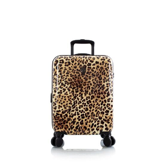 Fashion Spinner - Bagage à main rigide Brown Leopard